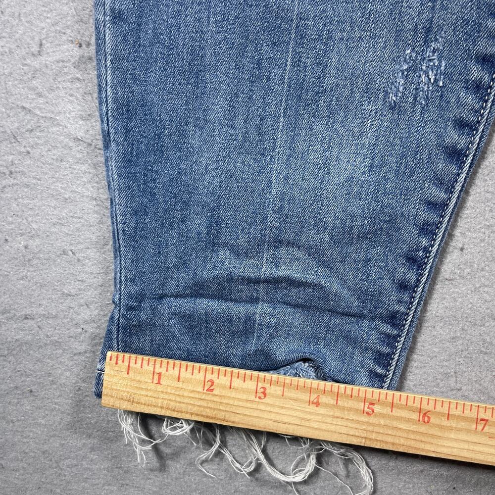 Judy Blue Jeans Women 11/30 Boyfriend High Rise Distressed Exposed‎ Button Fly - Picture 5 of 11